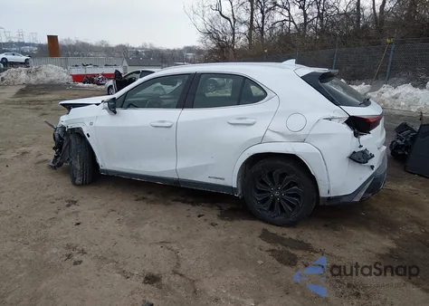 2022 Lexus Ux 250H F Sport z USA, uszkodzony, nr VIN JTHR9JBH9N2055711